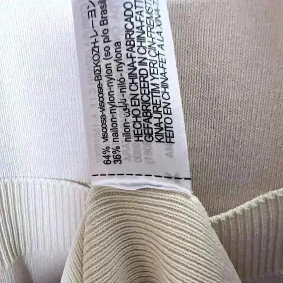 ZARA Ribbed Knit Longline Duster Cardigan Tan Beige Size Small Neutral - Picture 5 of 6